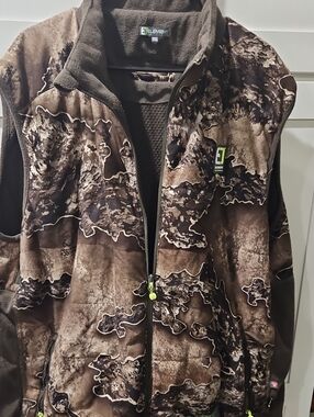 Element Men's Brown Camo Fleece Vest - Realtree Style